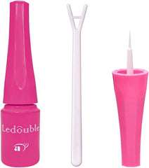 Adult Ledouvre 0.07 fl oz (2 ml), Set of 2, Double Layer, Teardrop Bag, Coating Type, Waterproof, Bangs Keep