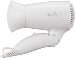 Ohm Electric Iberis HB-HI556W 00-5699 OHM Hair Dryer, Foldable, Lightweight, Small, Mini, Compact, Portable, Travel, Unisex, Bag-in, Business Trips, Outings, Simple, White