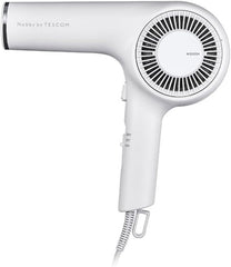 Tescom NIB300A-W Hair Dryer, Professional Protected Ion, Lightweight, Easy Plug, Nobby by TESCOM, White Ash