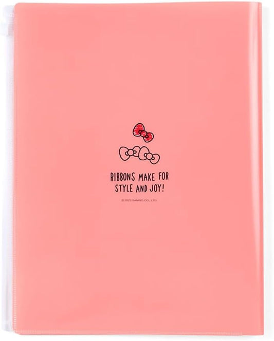 Sanrio 549614 Hello Kitty Zippered 6-Pocket Clear File