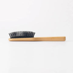 Muji 82575156 Beech Wood Hair Brush, Total Length 7.9 inches (20 cm)