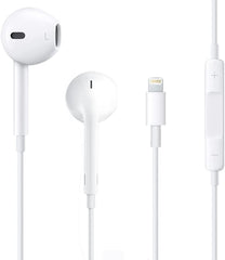 iPhone MFi Certified Earphones, Wired Earphones, Deep Bass, Microphone Included, Volume Control, Calls, Compatible with iPhone 14/13/12/11/SE/X/XS/XR/XS Max/8/8P/7/7P/iPad/iPod