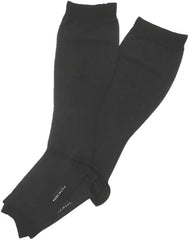 Rexfit thin high socks, no toes, LL size, black color, class II 20-30mmHg