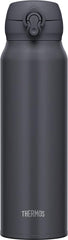 Thermos JNL-756 SMB Water Bottle, Vacuum Insulated Travel Mug, 25.4 fl oz (750 ml), Smoke Black