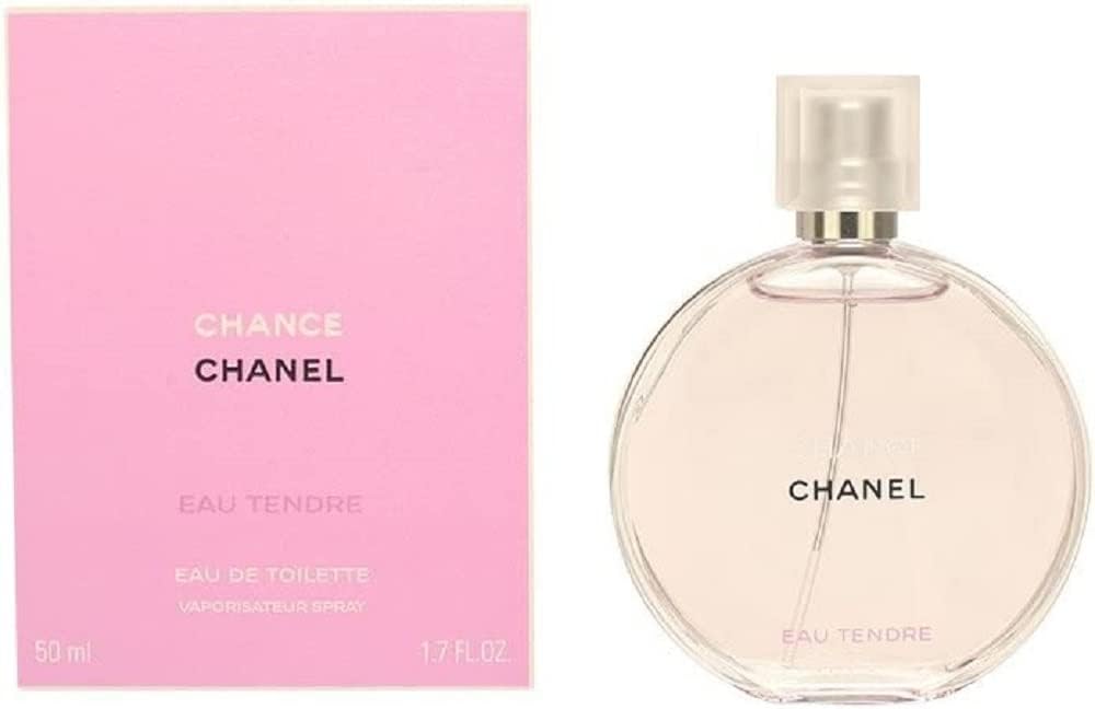 Chanel Chance Eau Tendure EDT SP, 1.7 fl oz (50 ml) Genuine Gift Present, Shopper Included