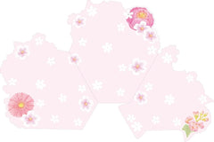 Sanrio YG15-1 P91015 Standard Paper Pink Bouquet (Small)