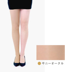 Compression and Elastic Stockings 140 Denier Magical Kuto Slim Pro for Beautiful Legs and Swelling (Large, Sunny Ochre)