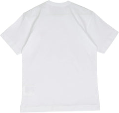 Play Comme des Garcons T108 Men's T-Shirt, Short Sleeve, Red Heart, Logo, PLAY COMME des GARCONS, Red Heart, White, S