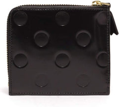 Folding Wallet POLKA DOTS EMBOSSED WALLET SA3100NE Men Women BLACK BK Com de Garcon Parallel Import Product