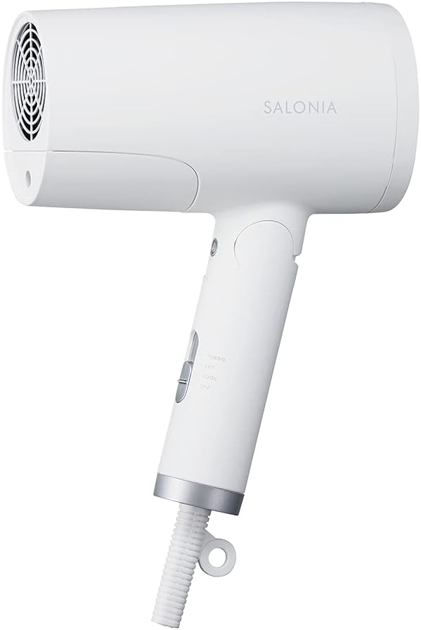 SALONIA Treatment, Mist Dryer, Home Appliances, Beauty Appliances, Large Airflow, Quick Drying, Negative Ions, Compact, Lightweight, Foldable, Professional Specifications, Popular, Lightweight, Portable, Scalp Care, Powerful, Beauty Mist, Simple Function