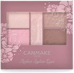 Canmake Perfect Stylist Eyes v10, Sweet Flamingo, Eyeshadow, 0.1 oz (3.0 g) (x1)