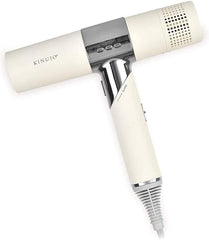 KINUJO Kinujo Hair Dryer, Silk Woman, Large Airflow, Quick Drying Dryer, Negative Ions, Ultra! Far Infrared, Shiny Hair, Terahertz Wave, 3 Stage Temperature Control, New Model, Double Nozzle, Guide Book, White