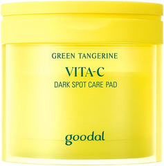 Official GOODAL Green Tangerine Vita C Toner Pad, 70 Sheets, Green Tangerine Vita C DARK SPOT CARE PAD (23AD)