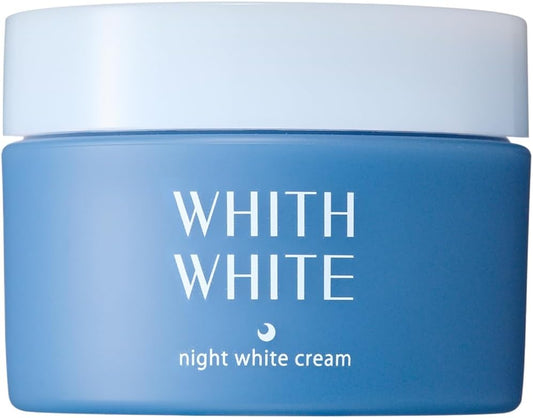 Quasi-Drug, Phis-White Night Care Cream, 1.8 oz (50 g), Tranexamic Acid, Squalane, Moisturizing Cream, Whitening Cream, Prevents Stains and Freckles