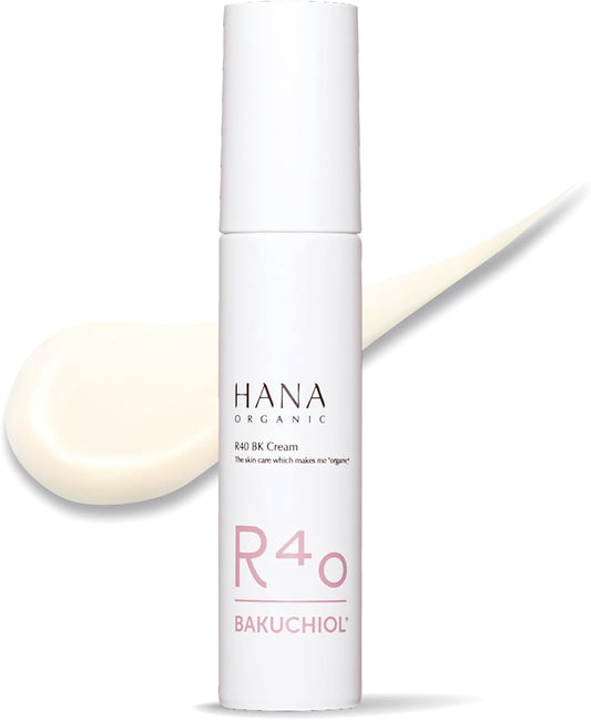 HANA ORGANIC R40 BK Cream, 1.1 oz (30 g), Aging Care, Beauty Cream, Bactiol, Vegetable Retinol, Hali, Glossy, 100% Natural, Sensitive Skin