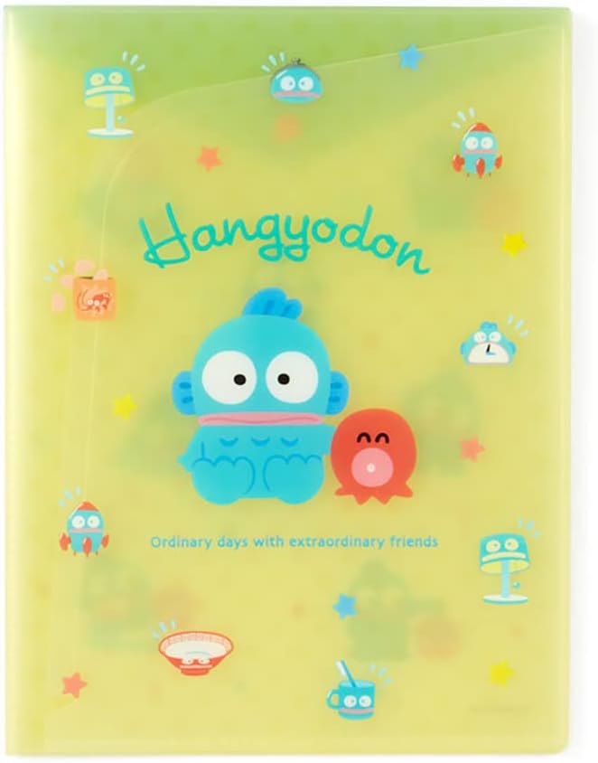 Sanrio 357022 Hangyodong Clear File with Pockets