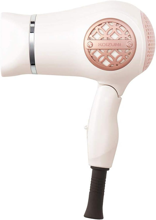 Koizumi KHD-9730/W Hair Dryer, Mini Dryer, Pokedra Milky White