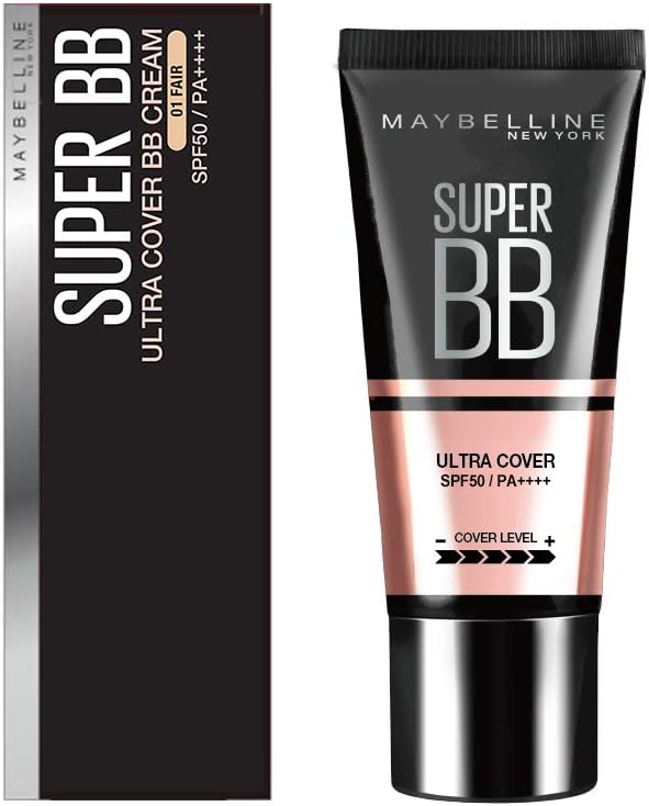 Maybelline BB Cream SP BB Ultra Cover 01 Natural Ochre SPF 50/PA++++ UV Protection