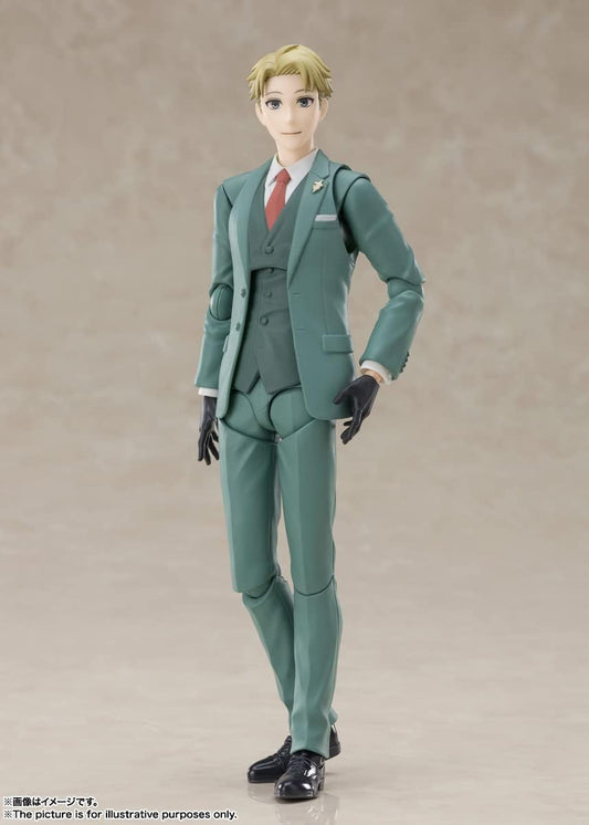 S.H. Figuarts BAS63908 SPY x FAMILY Lloyd Forger Approx. 6.7 inches (170 mm), ABS   PVC, Pre-painted Action Figure