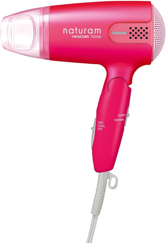 TESCOM Hair dryer with negative ions naturam pink TID295-P