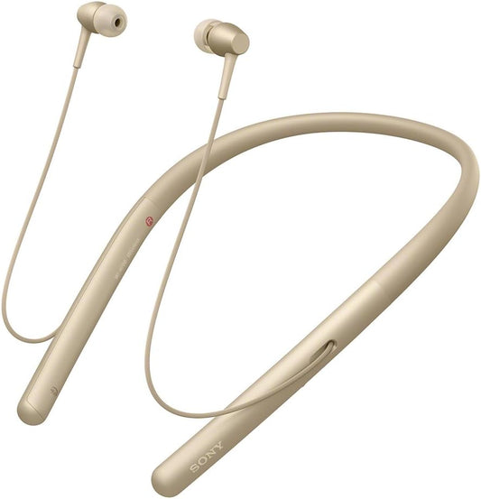 Sony Wireless Earphones h.ear in 2 Wireless WI-H700: Bluetooth/High Resolution Enabled Up to 8 hours of continuous playback 2017 Model with Canal Microphone 360 Reality Audio Certified Model Pale Gold WI-H700N