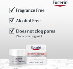 Eucerin Sensitive Facial Skin Q10 Anti-Wrinkle Sensitive Skin Creme 48g (parallel import goods)