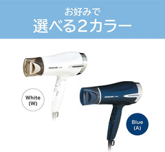 Koizumi KHD-9330/A Hair Dryer, Large Airflow, Negative Ions, Lightweight, Blue