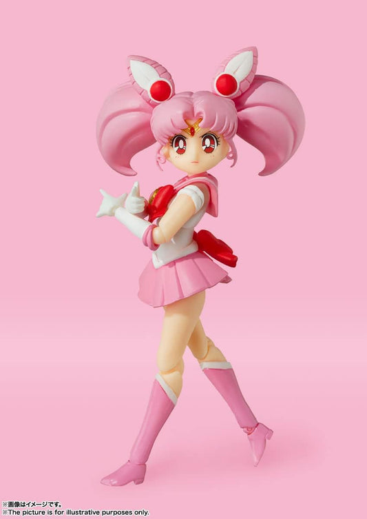 S.H. Figuarts BAS62983 Sailor Moon Sailor Chibi Moon Animation Color Edition, Approx. 5.5 inches (140 mm), ABS   PVC, Pre-painted Action Figure