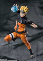 S.H. Figuarts Naruto Shippuden Uzumaki Naruto - Ninetai no Hashiki with Hope - Approx. 5.7 inches (145 mm), PVC   ABS Pre-painted Action Figure BAS63238