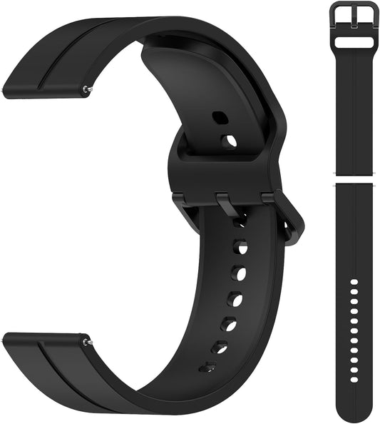 Watch Band, 0.8 inch (20 mm), 0.9 inch (22 mm), Elegant Watch Band, Universal, Silicone, Watch Band, Waterproof, 0.8 inch (20 mm), 0.9 inch (22 mm), Watch Changeable, Breathable, Sweatproof, Lightweight, Replacement Watch Strap, Easy Adjustment, Unisex