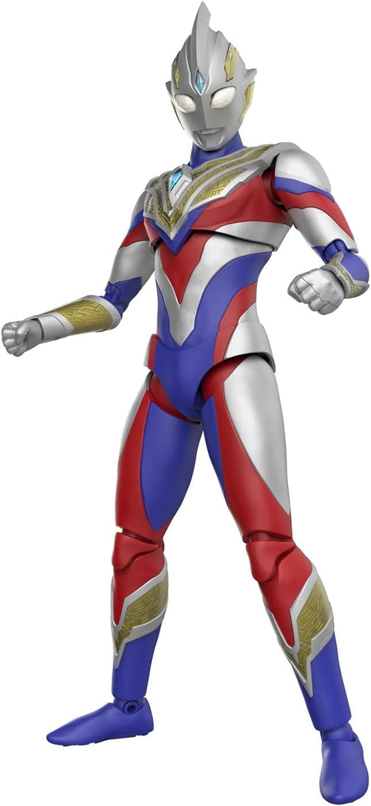 BANDAI SPIRITS Figure-rise Standard Ultraman Trigger, Multi Type, Color-coded Plastic Model