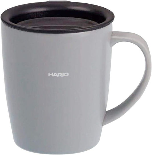 HARIO SMF-300-GR Mug Bottle, Gray, 10.1 fl oz (300 ml), HARIO Thermal Mug with Lid