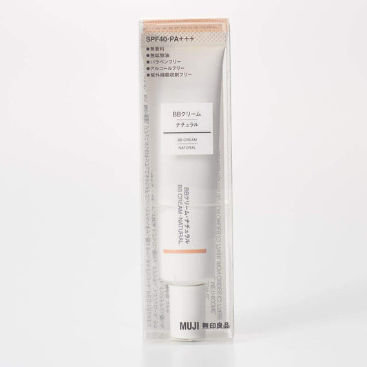 MUJI 02124588 BB Cream Natural SPF 40 PA+++ 1.1 oz (30 g)