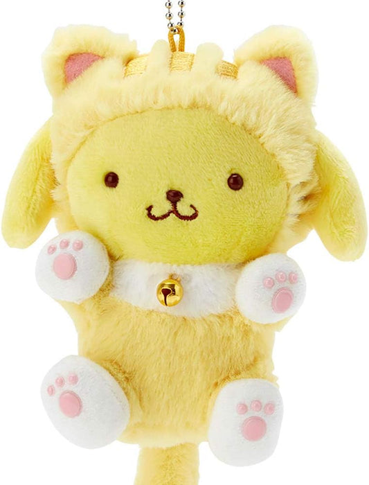 Sanrio 404021 Pompom Pudding Cat Mascot Holder