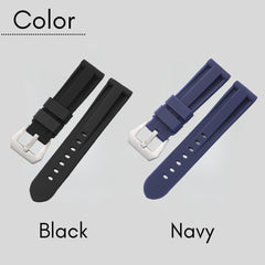 Silicone Watch Strap 20mm 22mm 24mm 26mm Waterproof