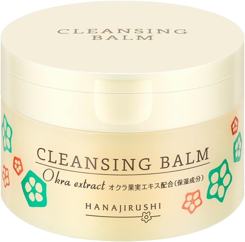 Hanajiru Cleansing Balm, 2.5 oz (70 g), Additive-Free Makeup Remover, Poreless, Clear Exfoliates, Matsueku OK, No Face Washing Needed