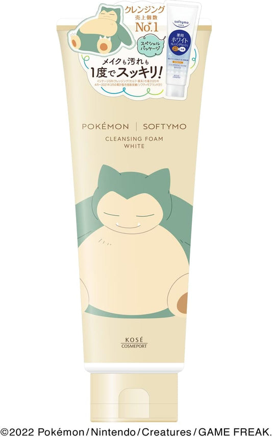 KOSE Softymo Medicated Cleansing Wash (White) Pokemon Limited Design