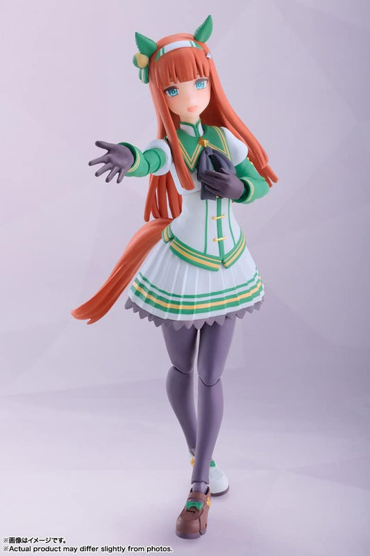 BANDAI SPIRITS S.H. Figuarts Uma Musume Pretty Derby Silence Suzuka, Approx. 5.3 inches (134 mm), ABS   PVC, Pre-painted Action Figure