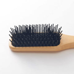 Muji 82575156 Beech Wood Hair Brush, Total Length 7.9 inches (20 cm)