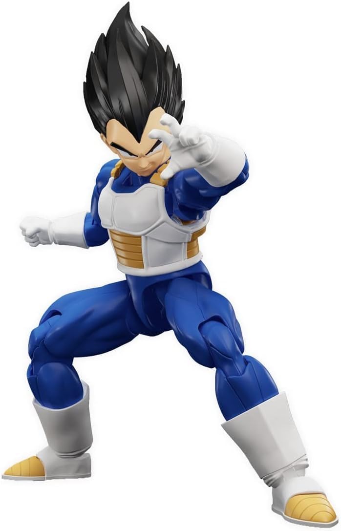 BANDAI SPIRITS Figure-rise Standard Dragon Ball Vegeta (New Spec Ver.) Color-coded Plastic Model