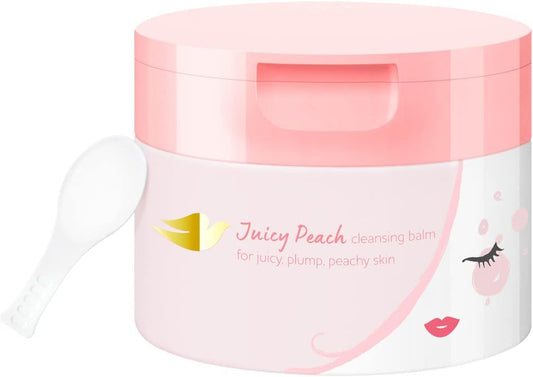 Dove Cleansing Balm, For All Skin Cleansing Balm, Juicy Peach Scent, Main Unit, 3.2 oz (90 g), No Need for Face Washing