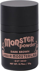 Monster Powder, Dark Brown, 0.7 oz (20 g), Large Capacity, Hair Mon