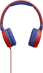 JBL JR310 Kids Headphones with Volume Control / Customized Stickers / Remote Control Microphone / Red / Blue 2021 Model JBLJR310RED