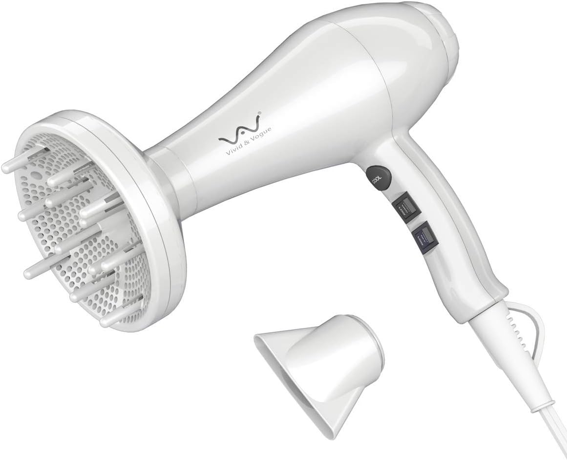 VAV Far Infrared and Negative Ion Dryer, Wind Temperature   Air Flow 6 Sets 1200W (White)