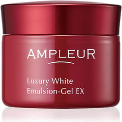 AMPLEUR Luxury White High Moisturizing Beauty Emulsion Gel "Emulsion Gel EX" 1.8 oz (50 g), Cream, Hydroquinone, Aging Care, Doctor's Cosmetics