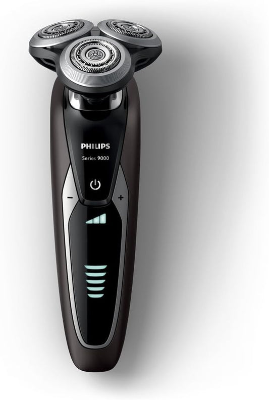 Philips 9000 Series S9551 Men’s Electric Razor, 72 Blades, Revolving Type, Can Be Used in the Bath, Washable without Disassembly, Includes Trimmer