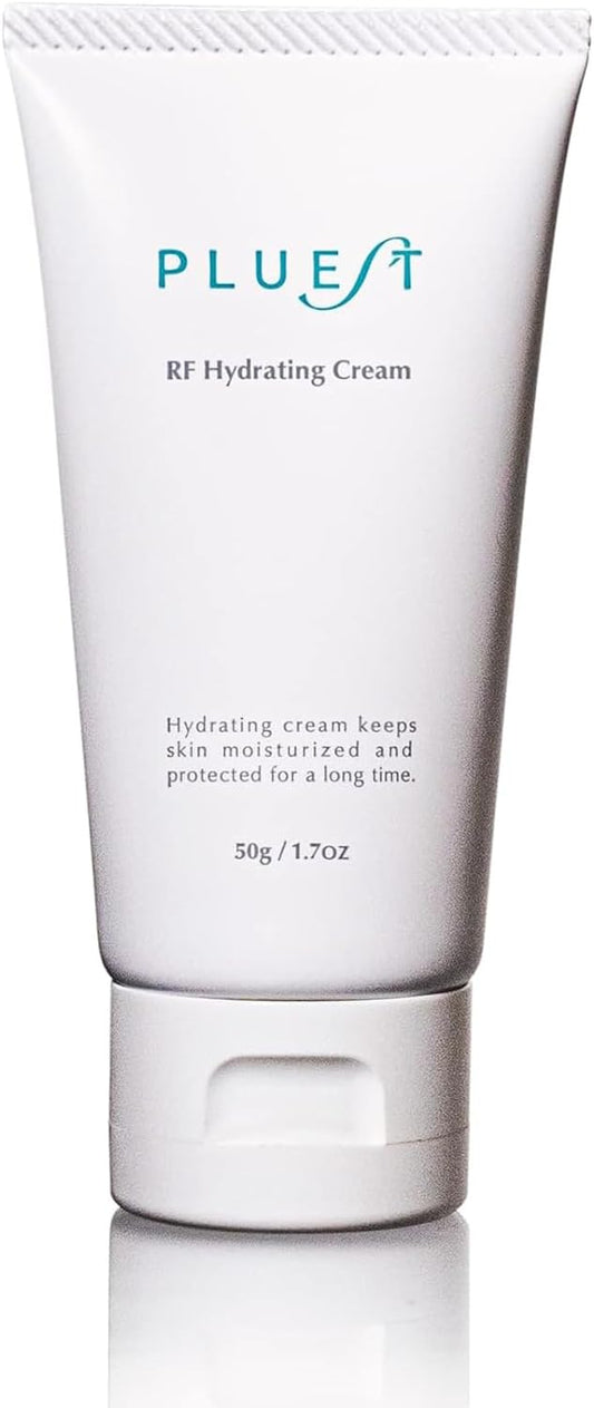 PLUEST RF Hydrating Cream, Milky Lotion, Moisturizing Cream, Face Cream, Ceramide, Hyaluronic Acid, 1.8 oz (50 g)