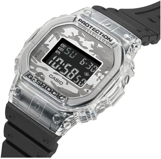 Casio G-Shock DW-5600SKC-1 Camomoflage Skeleton Series Digiana Men's Overseas Model