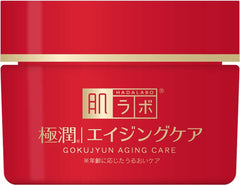 Hadalabo Gokujun Medicated Firm Cream (Quasi Drug) Fragrance Free, 1.7 oz (50 g)