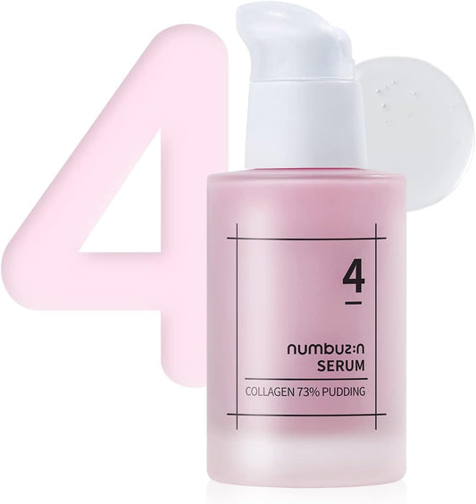 Numbuzin #4 Purun and Collagen 73% Serum 50ml | Unlively Skin Ultra Dry Skin Serum Korean Cosmetics Collagen Formulated Korean Serum Korean Skin Care